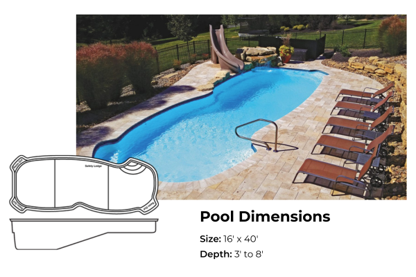 havana fiberglass pool